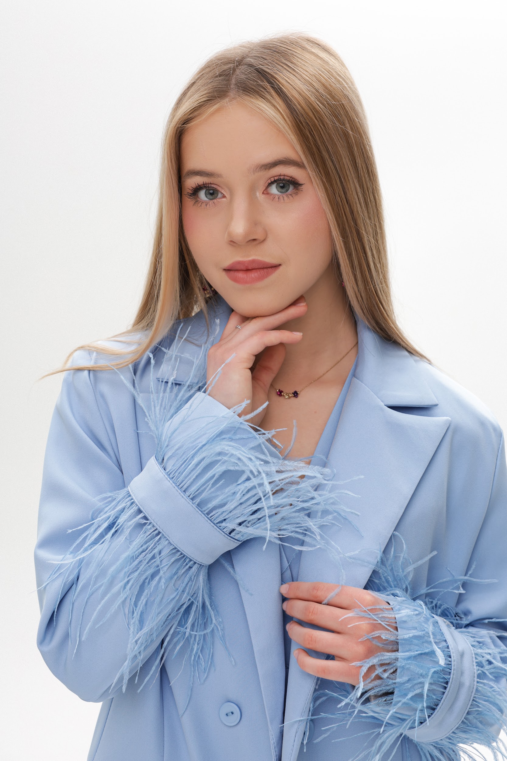 Костюм трійка TINY LOOK підлітковий блакитний - Зображення 9