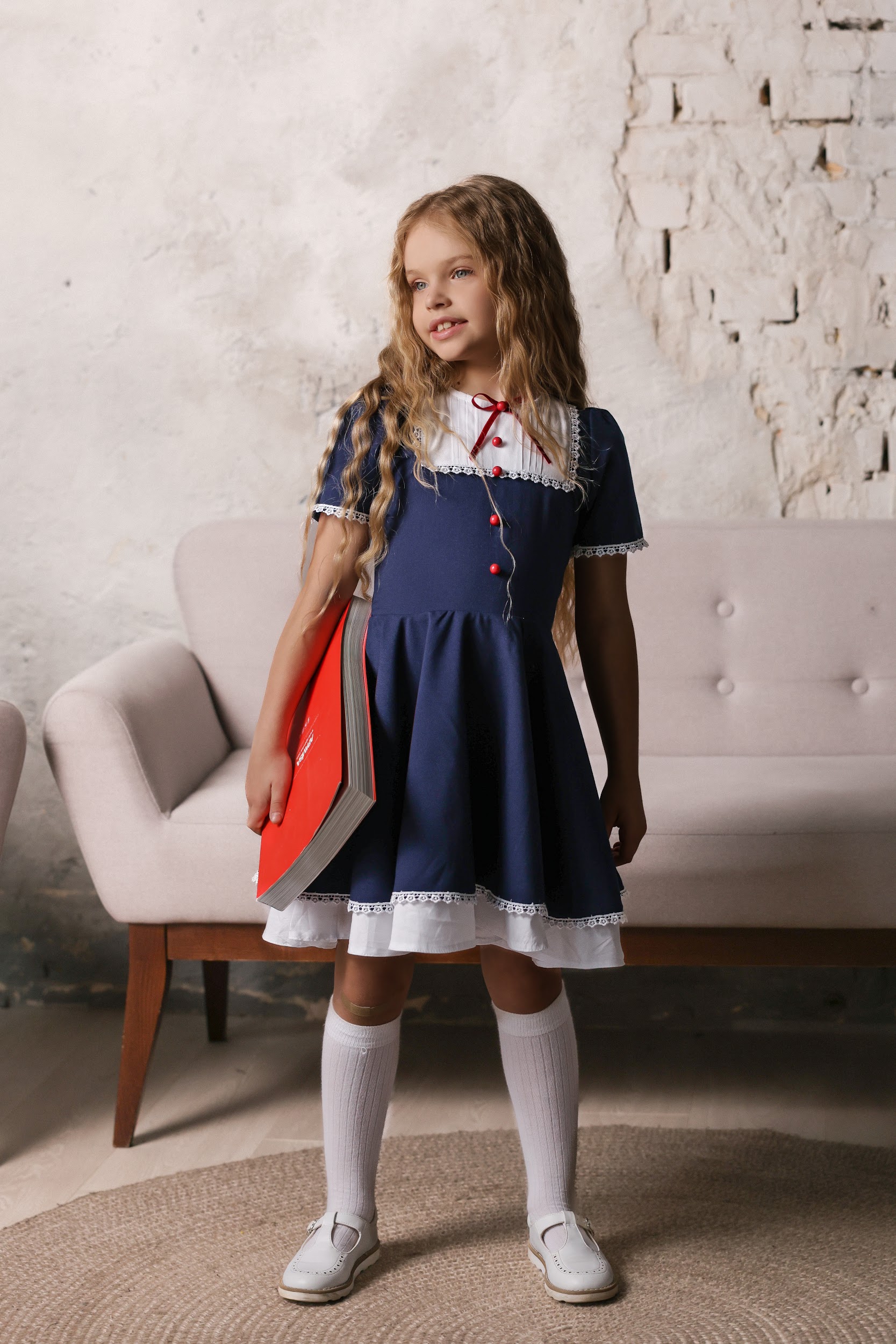 Шкільна сукня для дівчинки TINY LOOK Стасія (1-4 клас) синя - Зображення 8